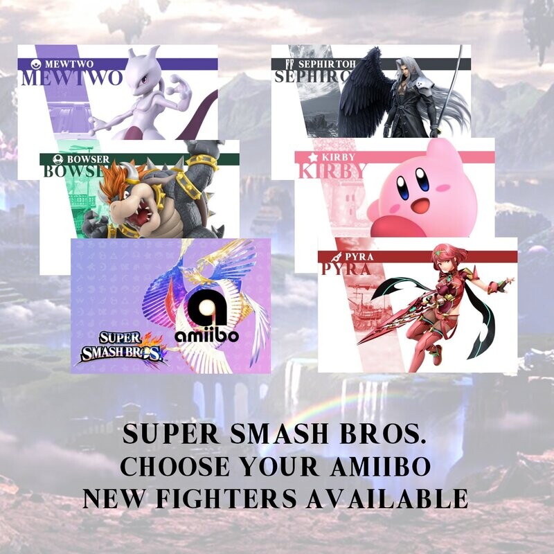 Super Smash Bros. Landscape Amiibo Card