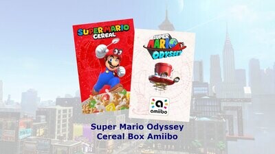 Super Mario Odyssey Cereal Amiibo Card