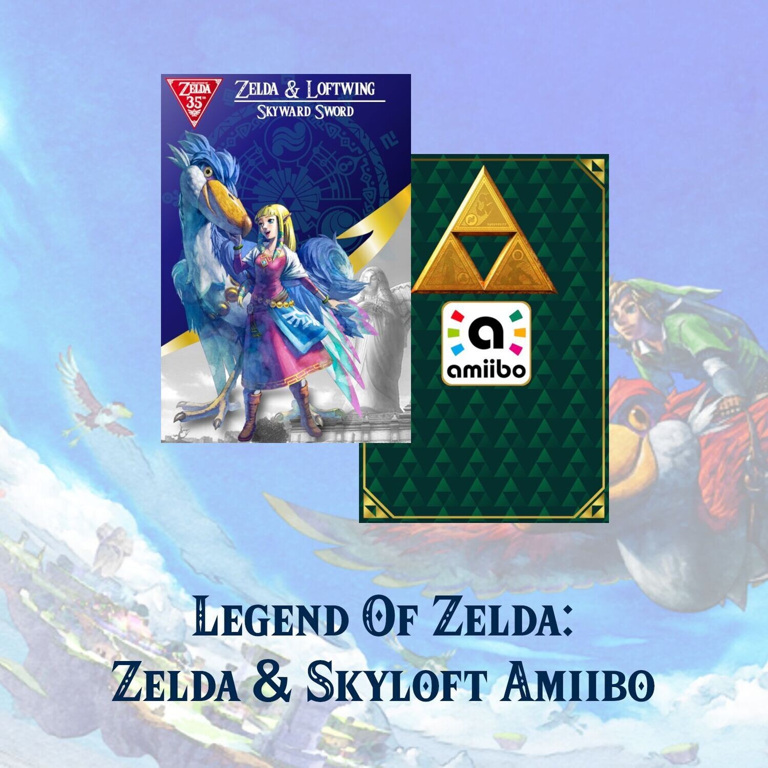 Legend of Zelda & Loftwing Amiibo Card