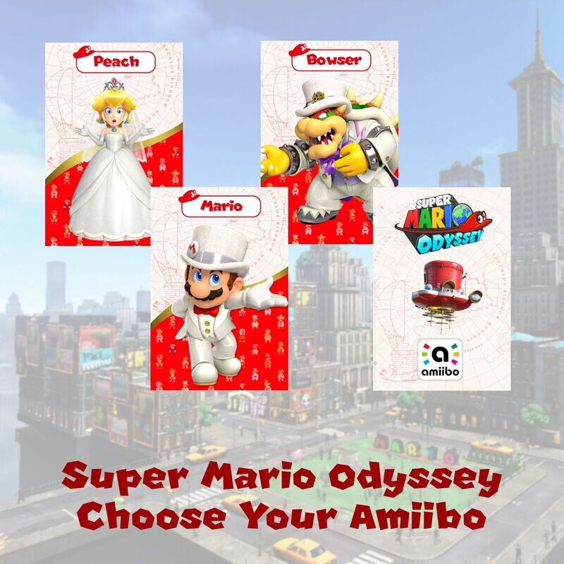 Super Mario Odyssey  Amiibo Card