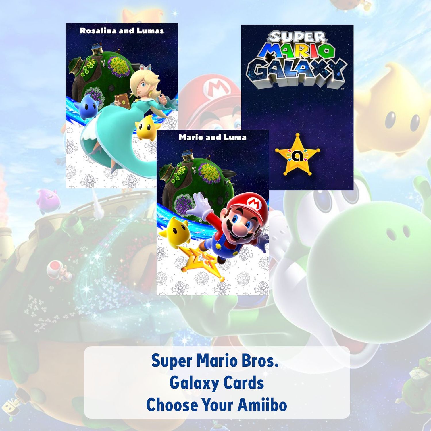 Super Mario Galaxy Amiibo Card