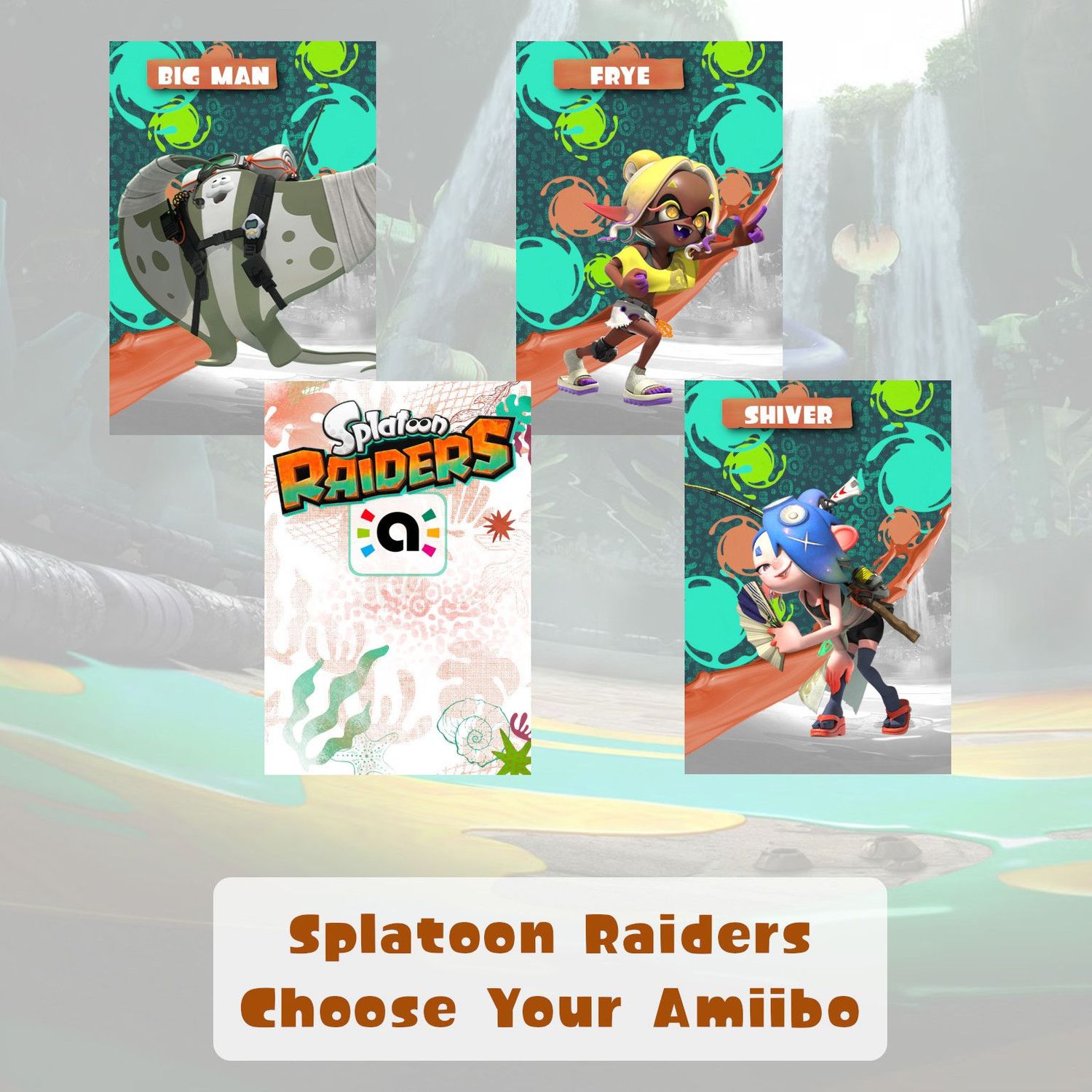 Splatoon Raiders Amiibo Card