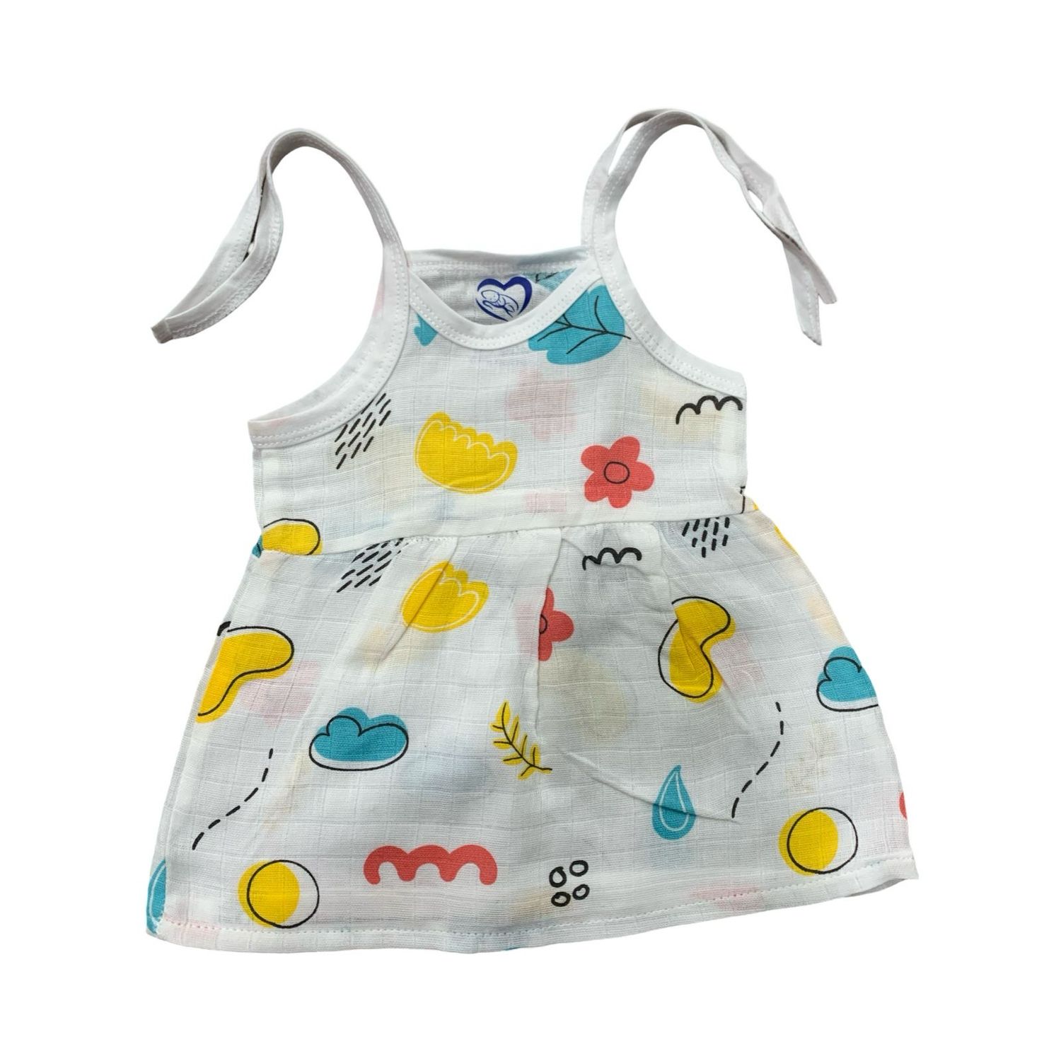 Cute Doodle Frock (0-3 Months)