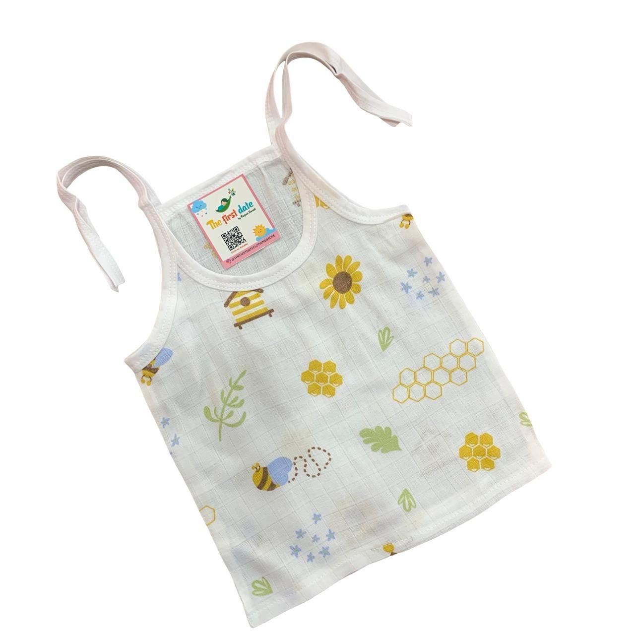 Cute Bee Ribbon Jabla (3-6 Months)