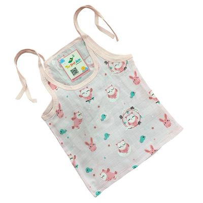 Pink Owl Ribbon Jabla (0-6 Months)