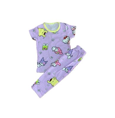 Purple Kitty Top &amp; Bottom Set (2-5 Years)
