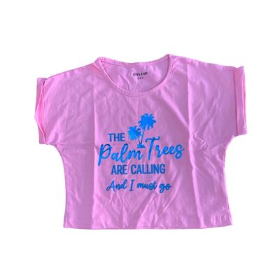 Palm tree print t-shirt ( 11-12 years)
