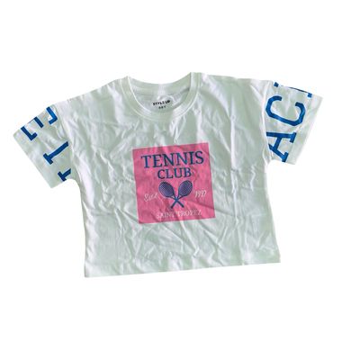 Tennis club print t-shirt ( 8-9 years)