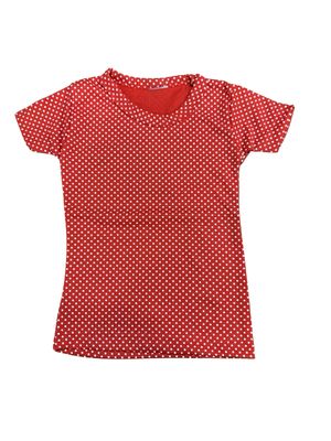 Red White Dots Shirt (3-12 Months)