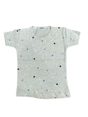 Grey Hearts Shirt (3-12 Months)