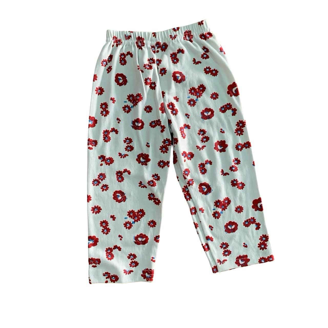 White Red Pant (6-12 Months)