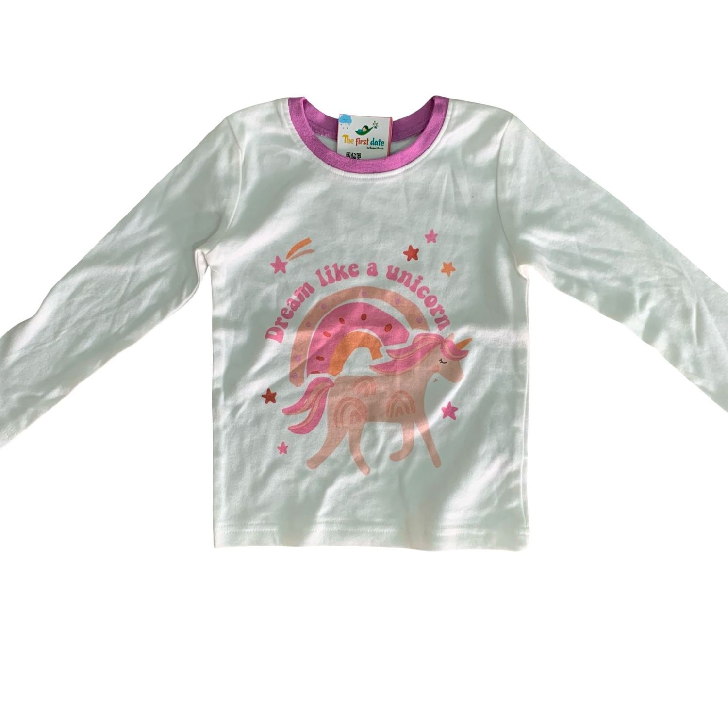 Pink Unicorn print (1-2 years)