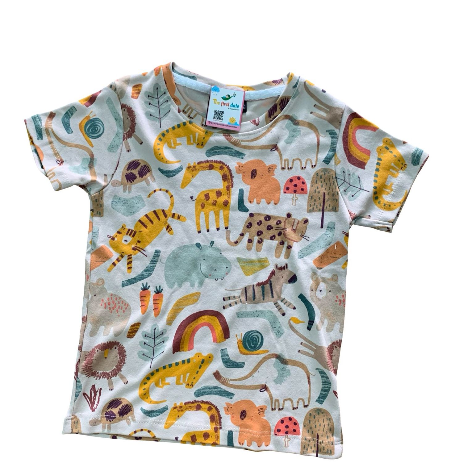 Animal print T-shirt ( 5-6 years)