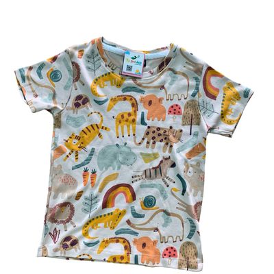 Animal print T-shirt ( 5-6 years)
