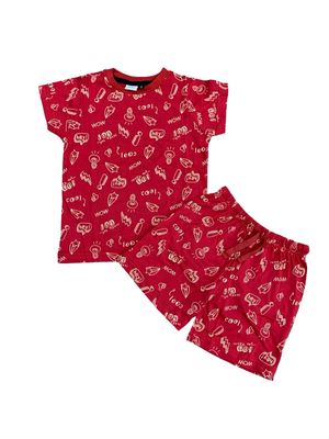 Cool Red Short Sets (3-11 Years)