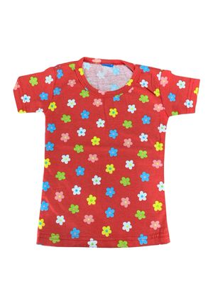 Red Colourfull T-Shirt (6-12 Months)
