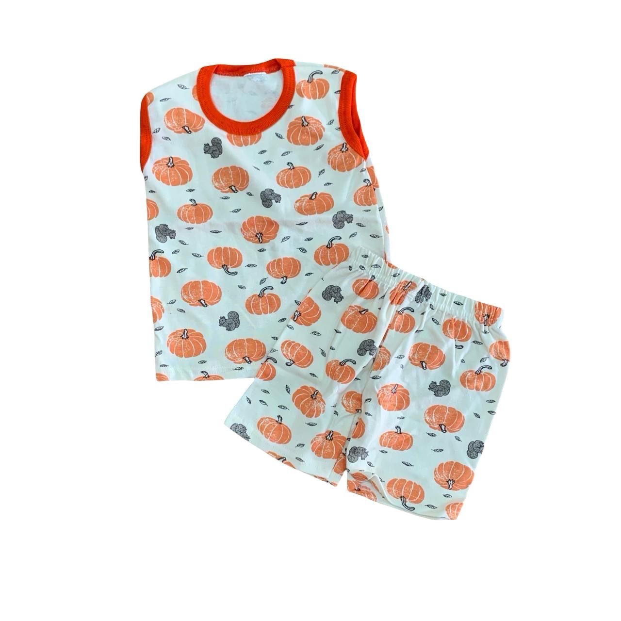Pumpkin Short Set (3 Months-3 Years)