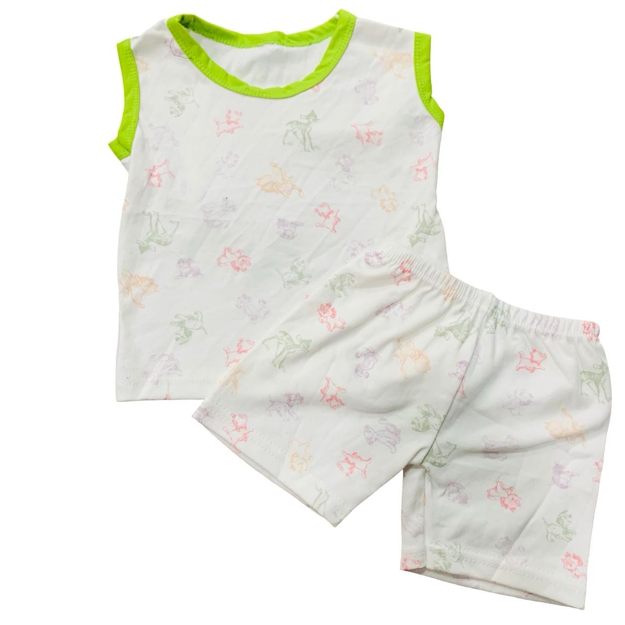 White Colour Short Set (3 Months-3 Years)