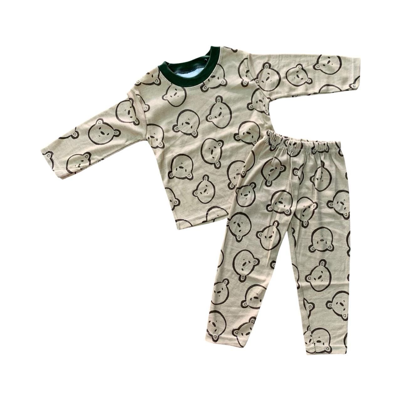 Brown Teddy Top &amp; Bottom Set (1-5 Year)