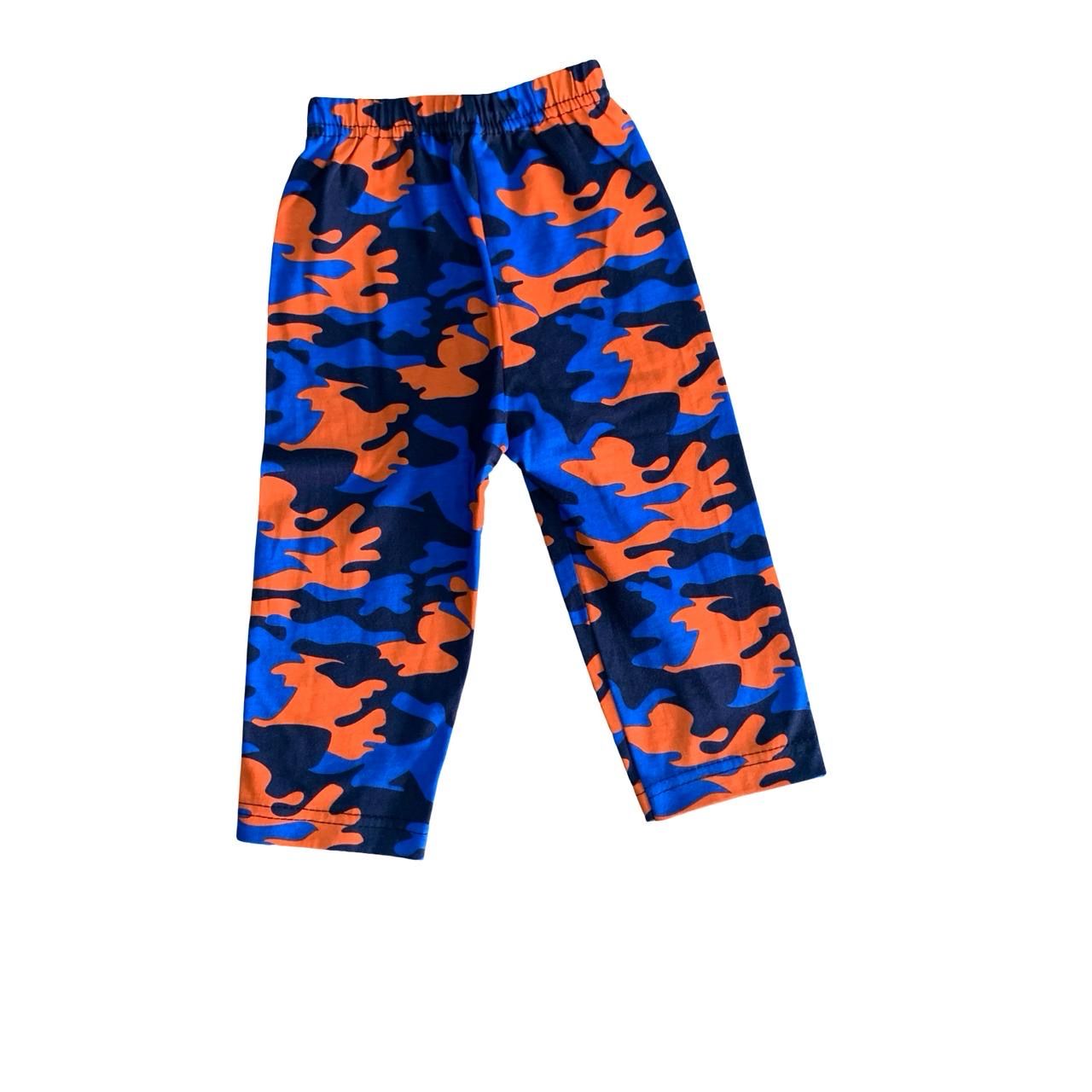 Blue Orange Mix Pant (6 Months-12 Months)