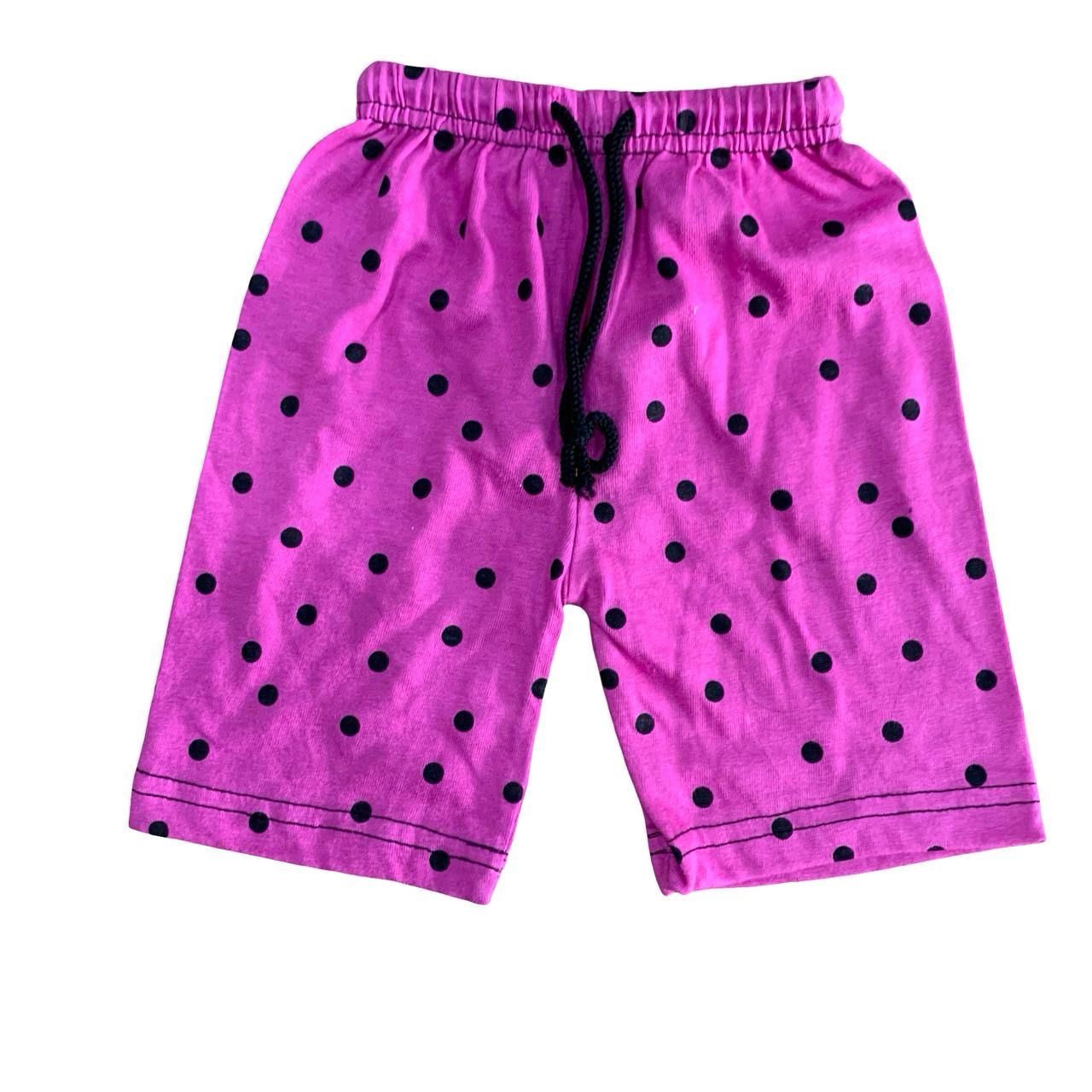 Pink Black Shorts (1-2 Year)