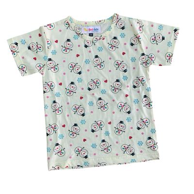Snowman T-Shirt (7-8 Years)