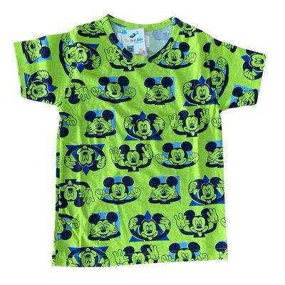 Green Mickey T-Shirt (7-8 Years)