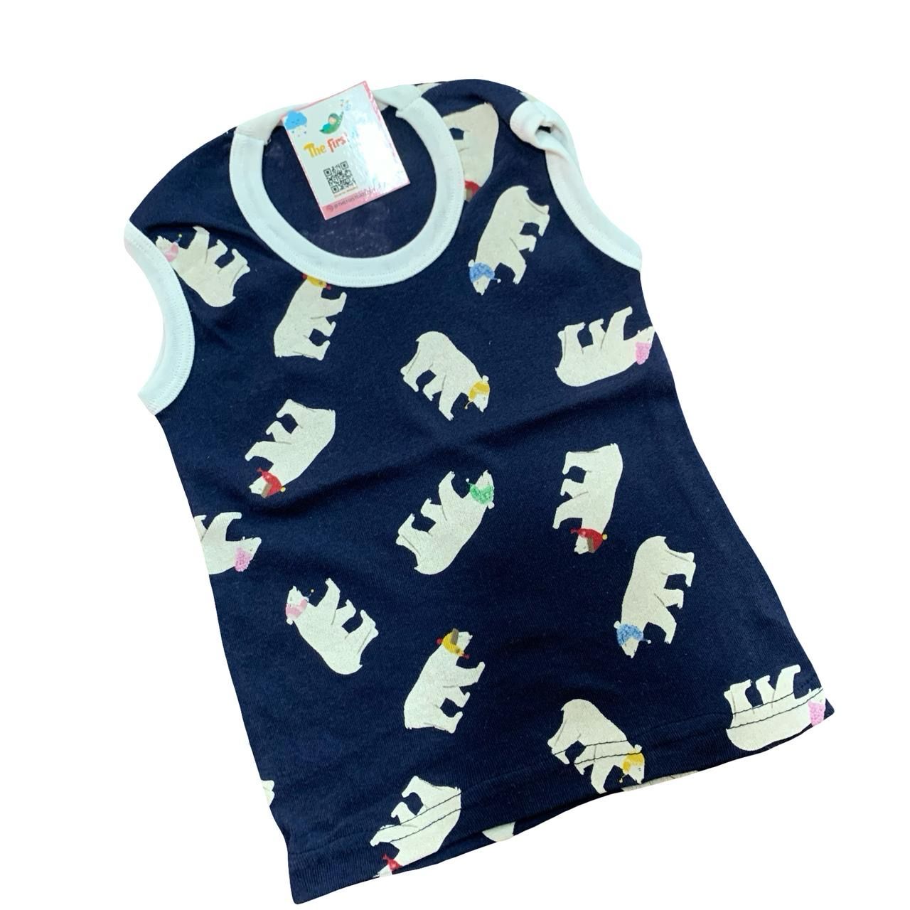 Blue White Panda T-Shirt (1-2 Year)