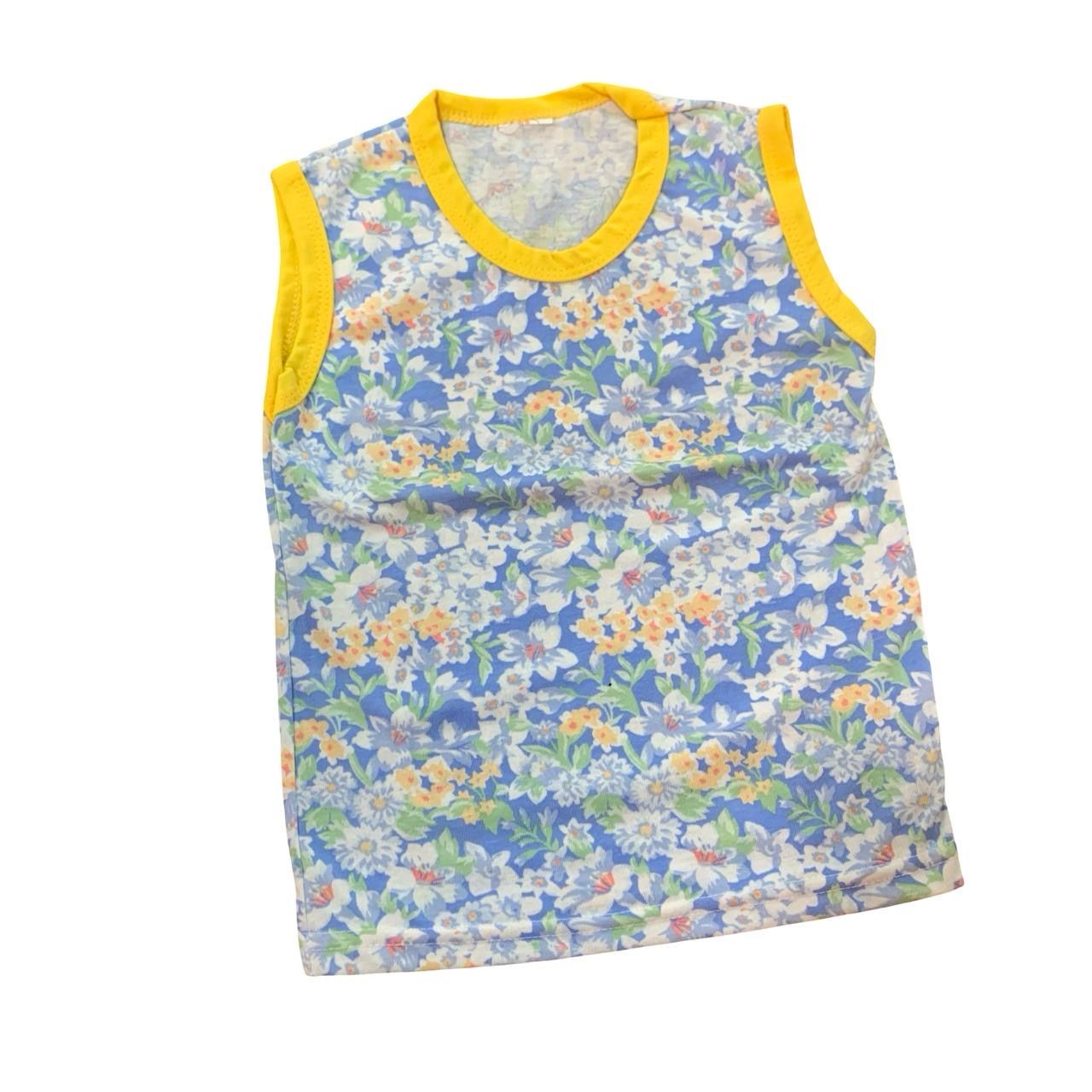 Blue Floral Tshirt (2-3 Years)