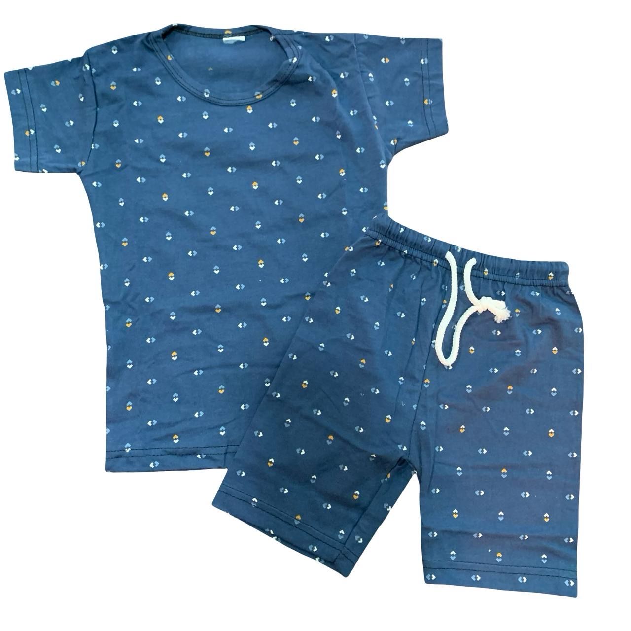 Blue White Short Set (2-3 Years)
