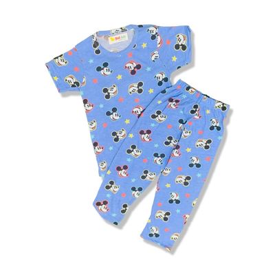 Blue Mickey Top &amp; Bottom Set (5 -9 Years)