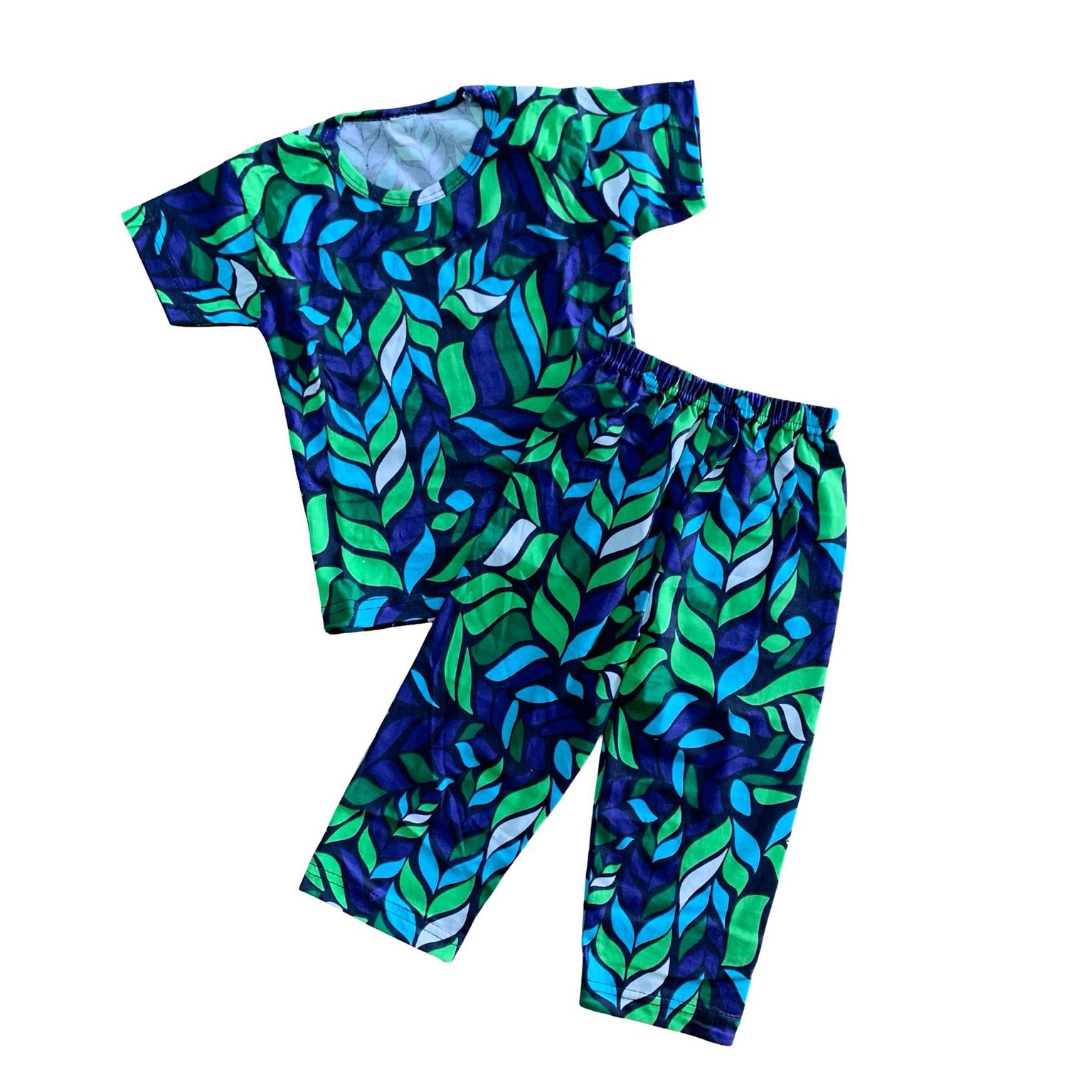 Colourfull print pant set ( 1-2 years)