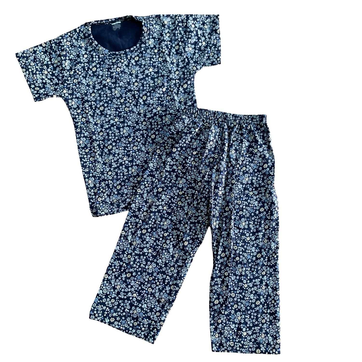 Black Floral print Pant set (2-3 Years)
