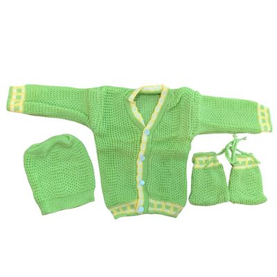 Light Green Colour Woollen Sweater ( 0 - 6 months)