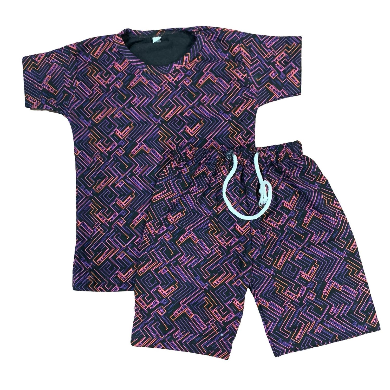 Purple Square Short Set (2-3 Years)