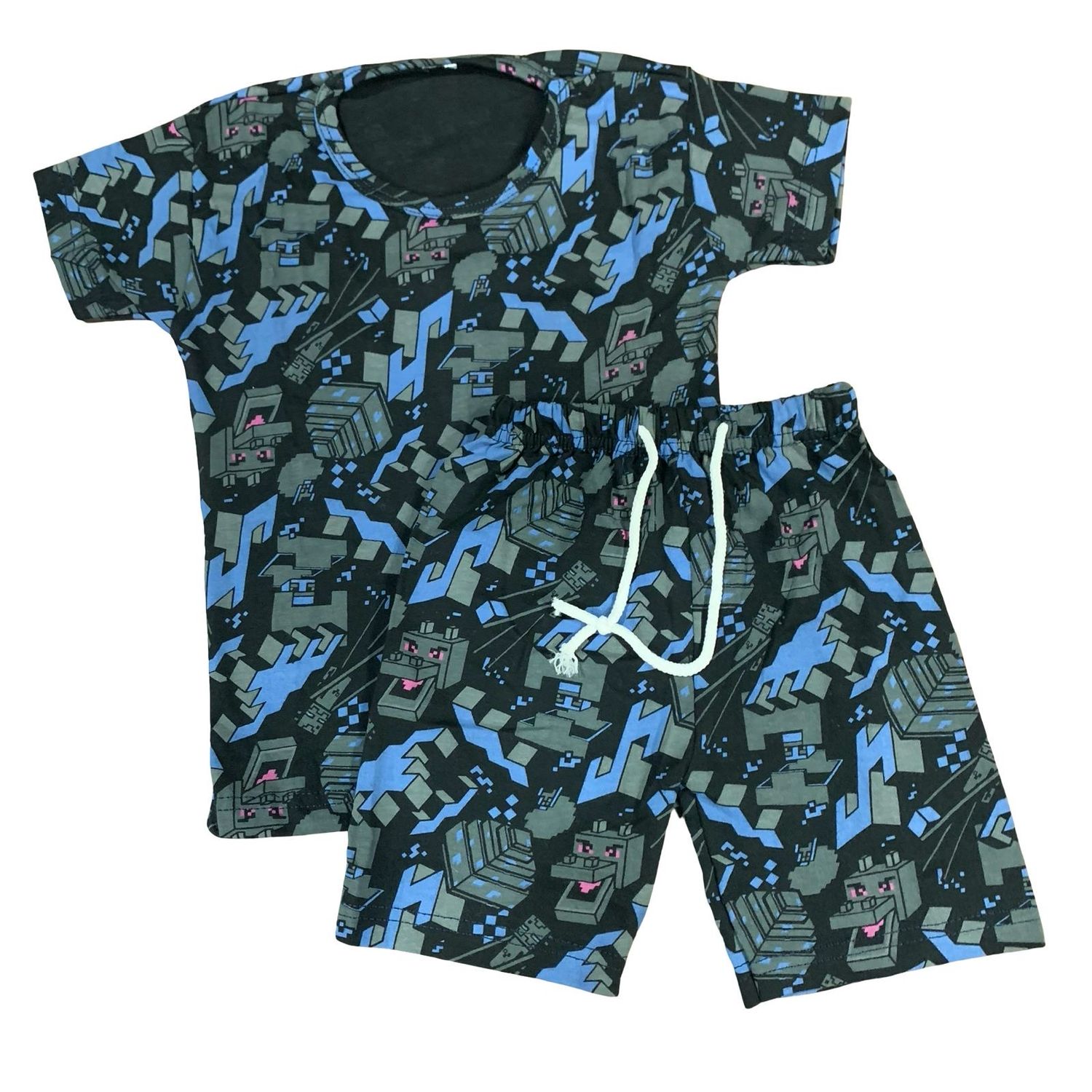 Blue Robo Short Set (2-3 Years)