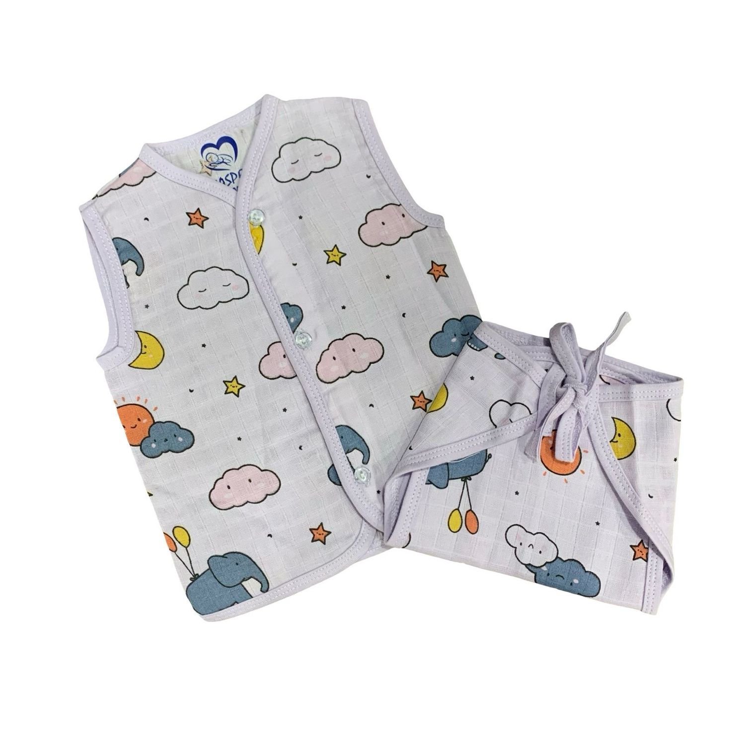 Cloud Muslin Jabla Nappy Set (Newborn -3 Months)