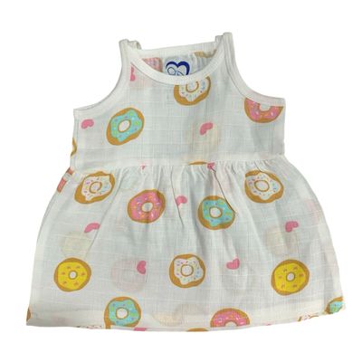 Doughnuts Frock ( New Born-6 Months)