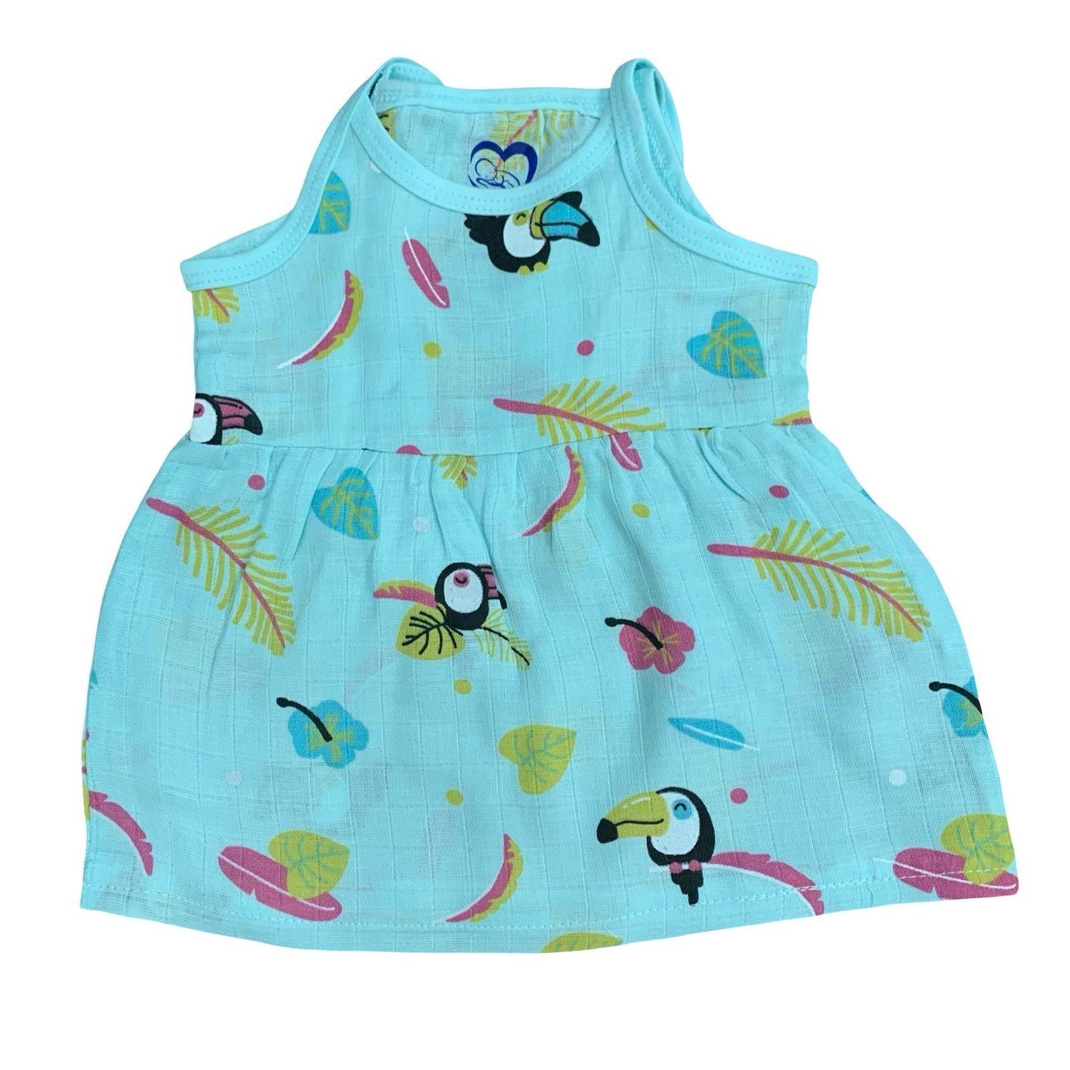 Blue Frock ( New Born-6 Months)