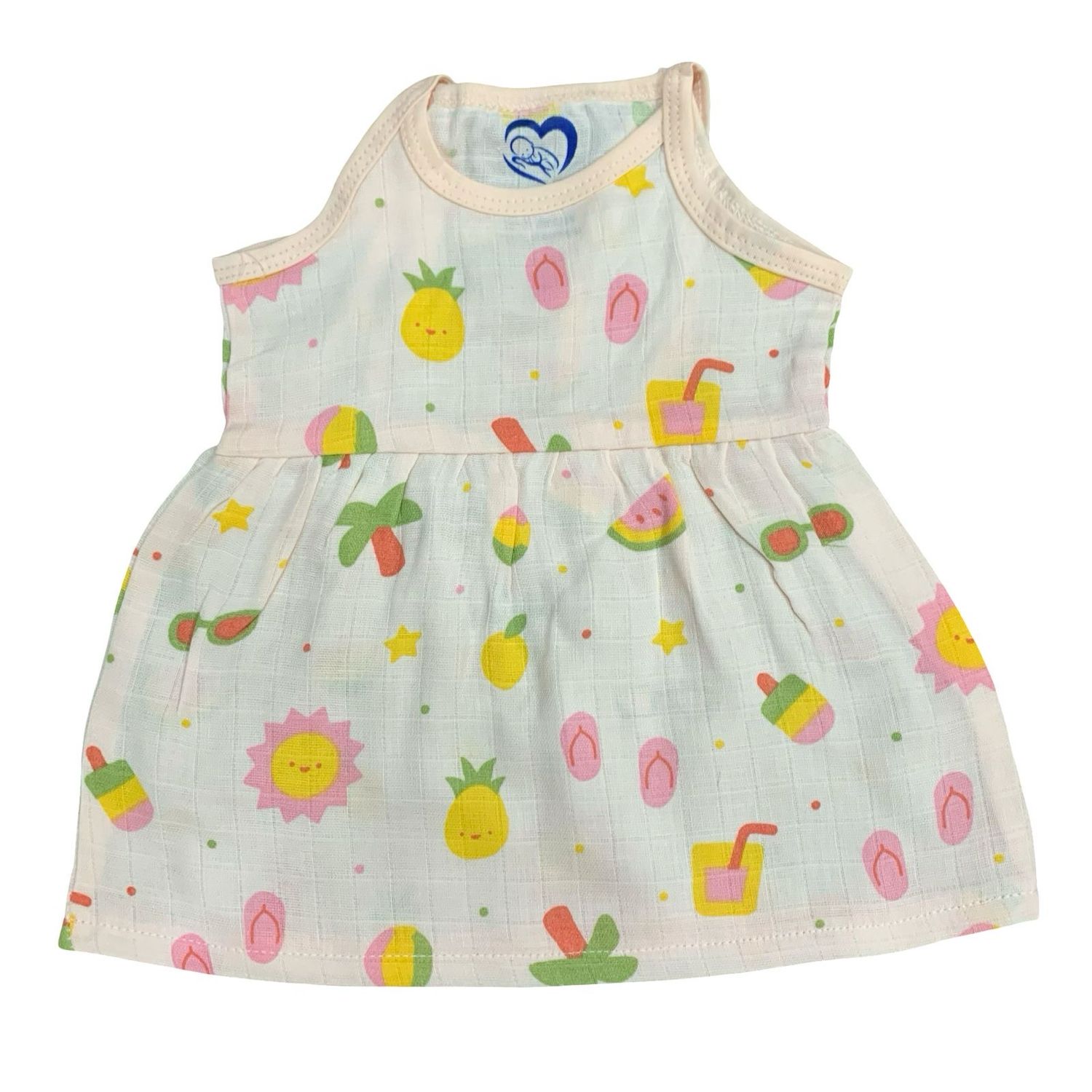 Fruits Frock ( New Born-6 Months)