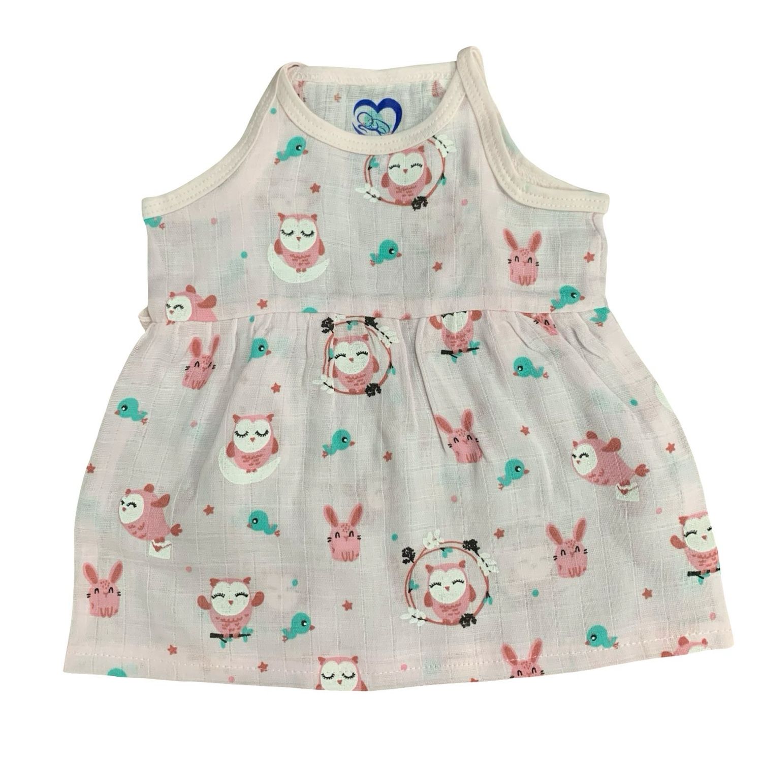 Pinky Frock ( New Born-6 Months)