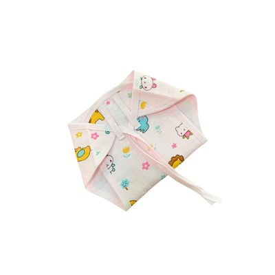 Baby pink animal print Nappy (0-3m)