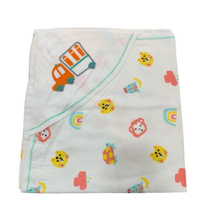 4 . Hooded towel with embroidery (70*70 cm)