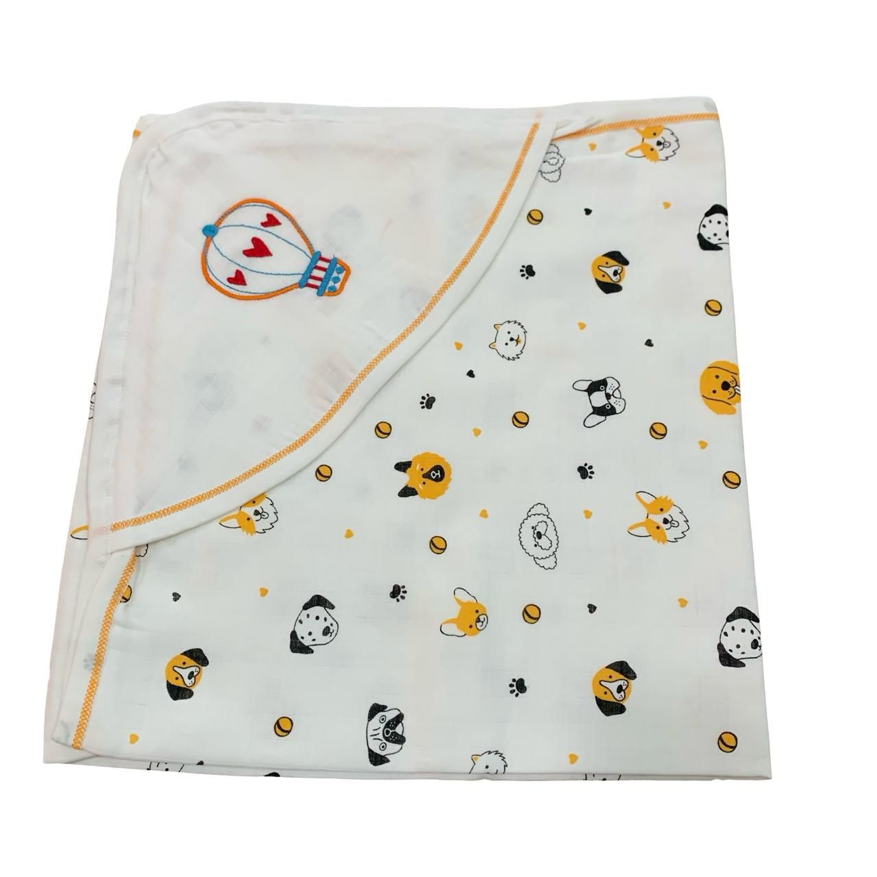 3 . Hooded towel with embroidery (70*70 cm)