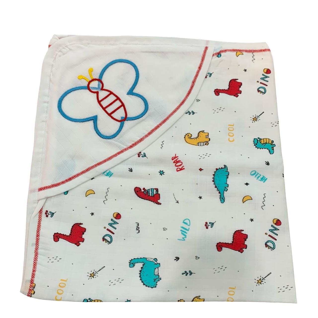 7 . Hooded towel with embroidery (70*70 cm)