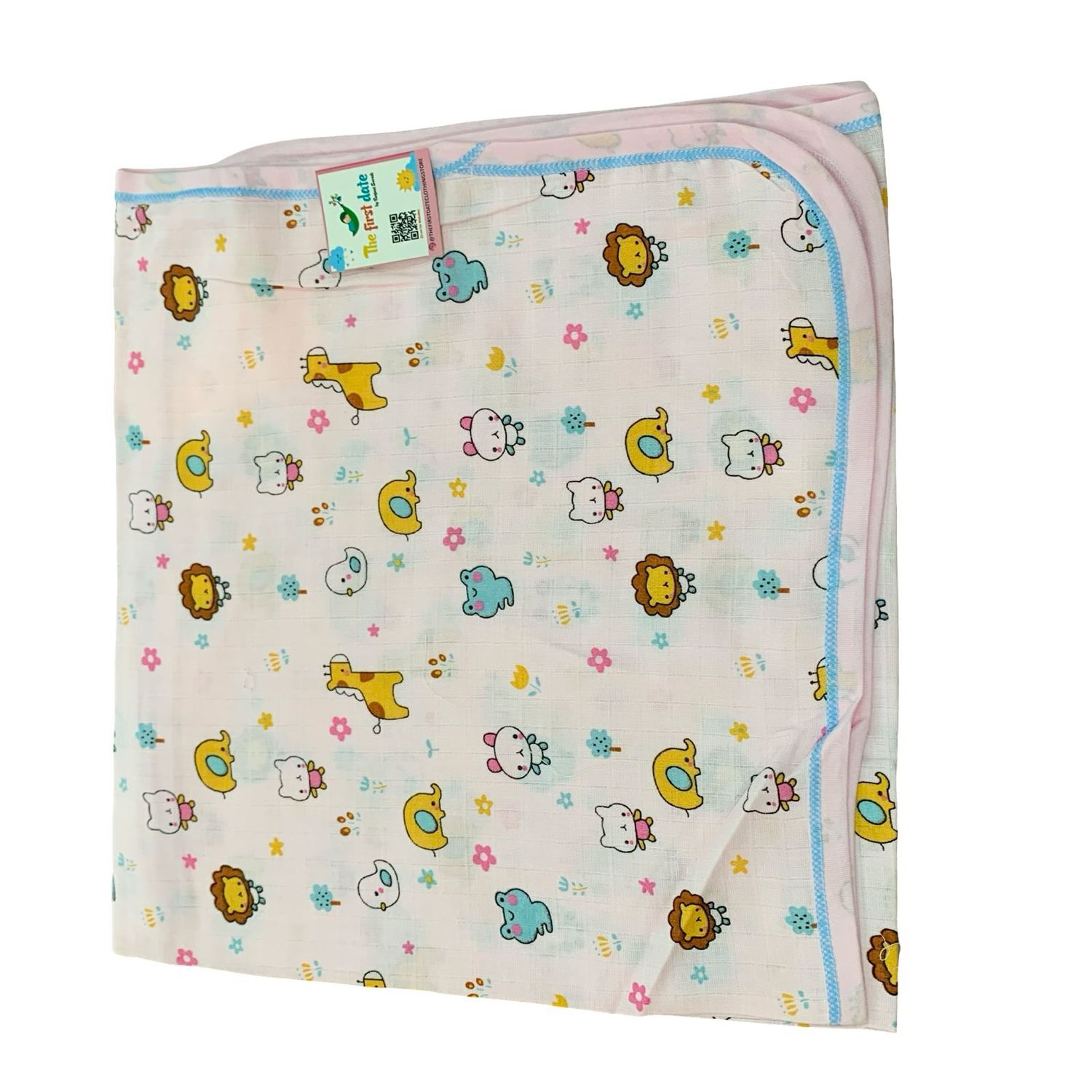 Pink Kitty print Adult Size Towel (70*100 cm)