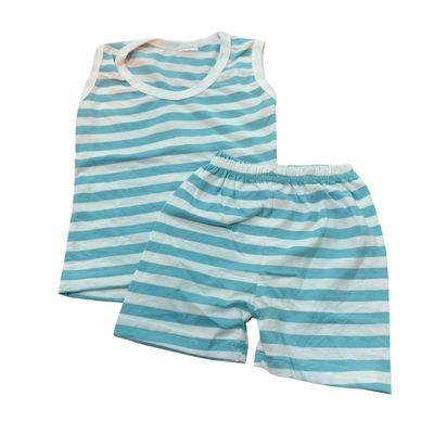 White Blue Short Set (1-2 Years)