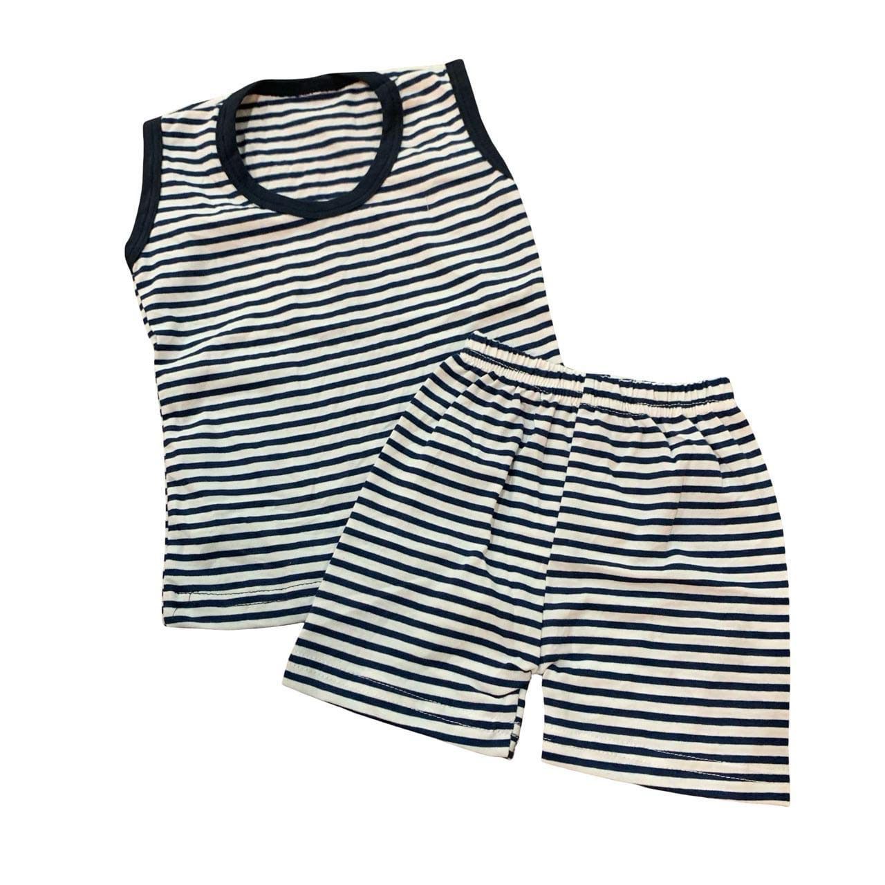 White Black Short Set (1-2 Years)