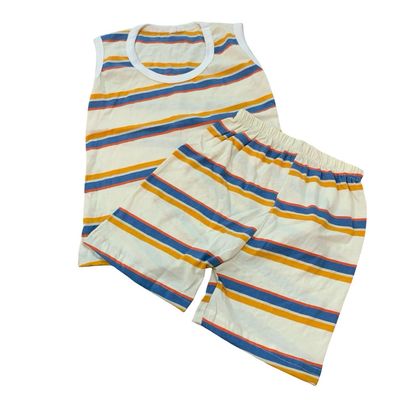 Cream White Short Set (3-4 Years)