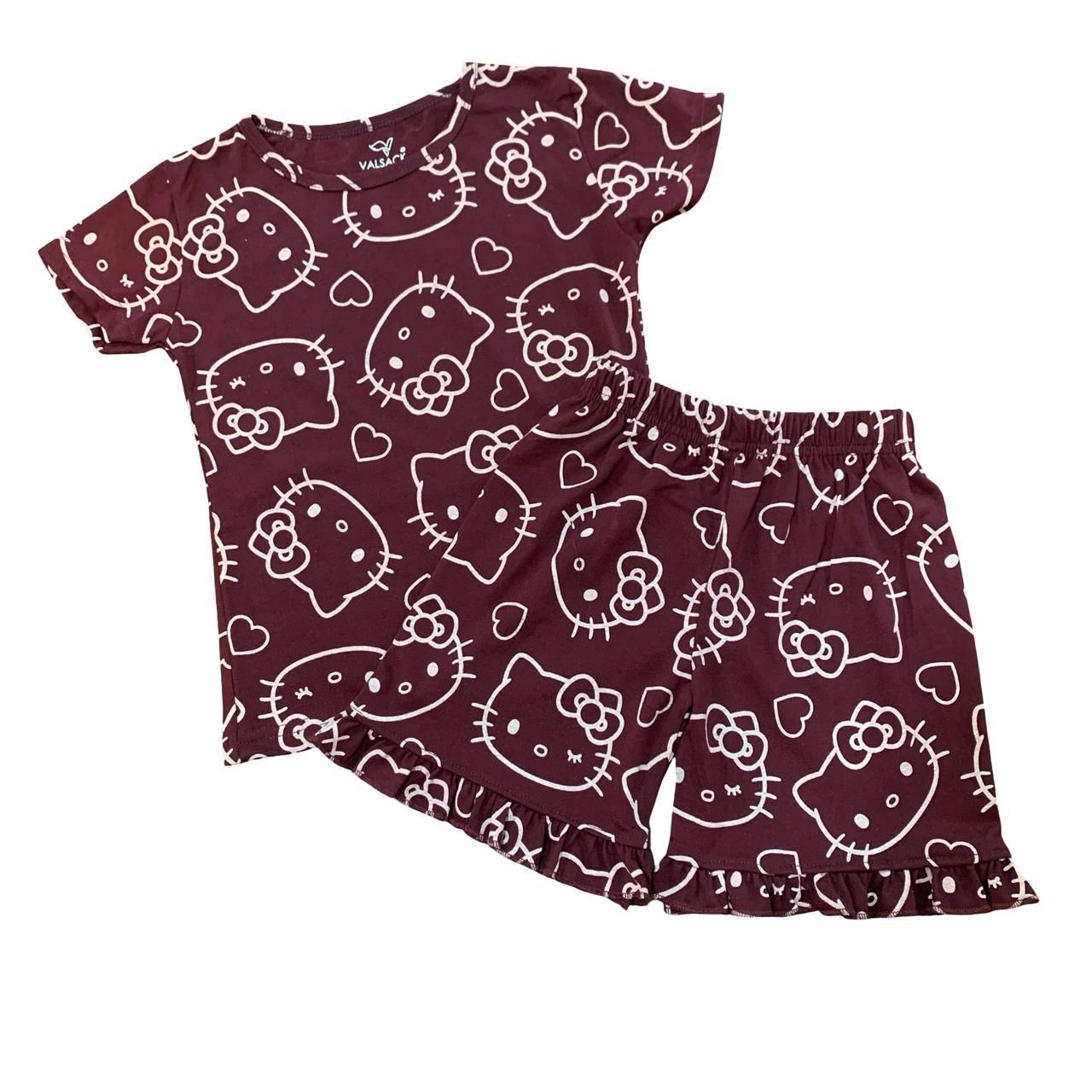 Kitty Shorts Set (2-8 Years)